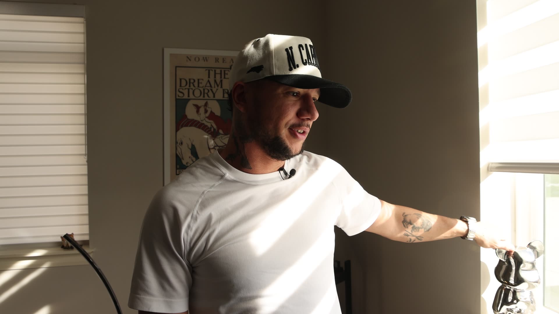 Dominick Montgomery presenting at a business event