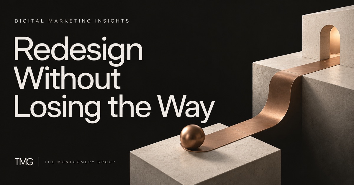 Website Redesign SEO: What to Check Before Launch — TMG editorial cover