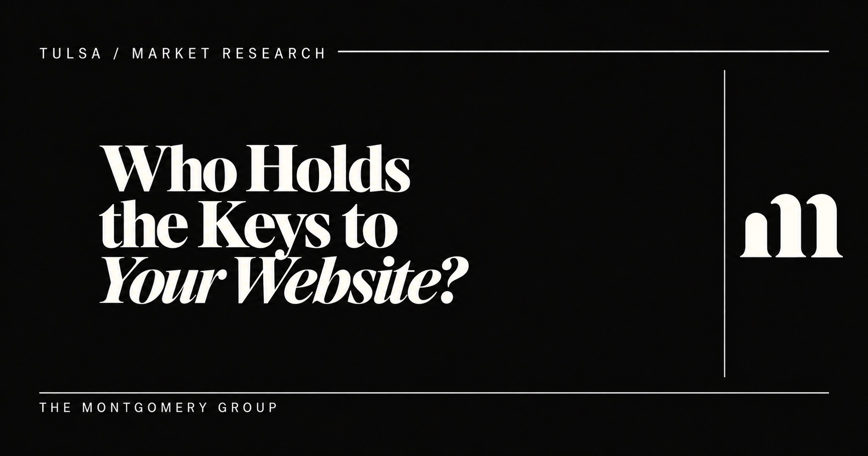 Who Holds the Keys to Your Website? | TMG editorial cover